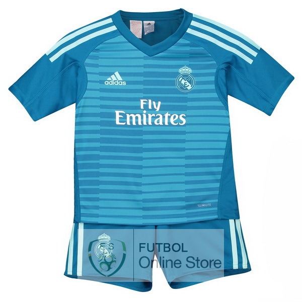 Camiseta Real Madrid Ninos 18/2019 Portero Segunda