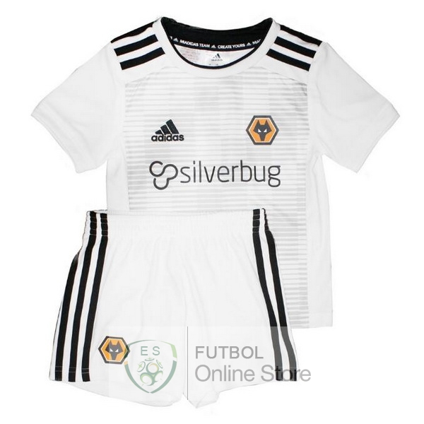 Camiseta Wolves Ninos 18/2019 Segunda