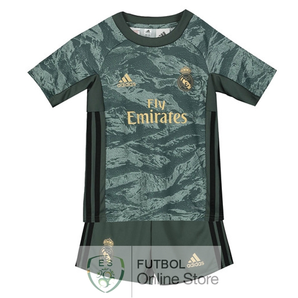 Camiseta Real Madrid Ninos 19/2020 Portero Segunda