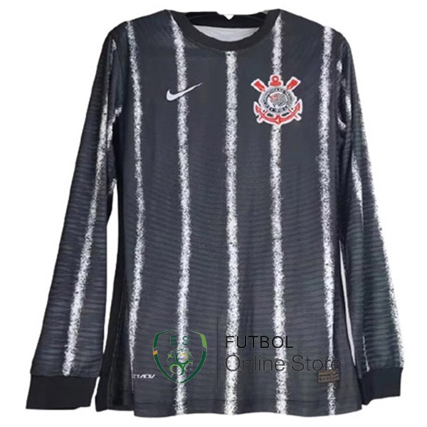 Camiseta Corinthians Paulista 21/2022 Manga Larga Segunda