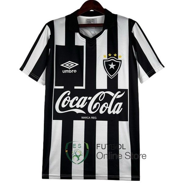 Camiseta Botafogo Retro Negro Blanco 1992 Primera