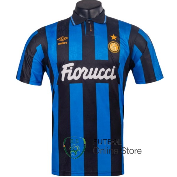 Camiseta Inter Milon Retro Azul 1992/1993 Primera