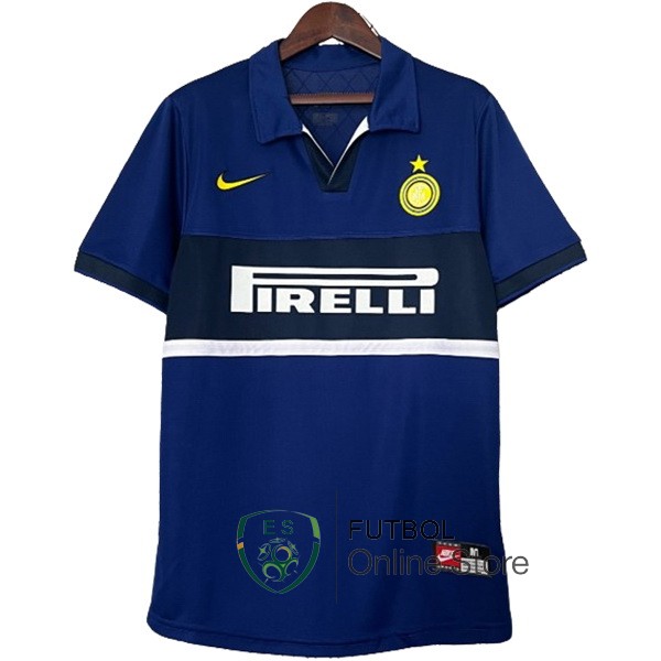 Camiseta Inter Milon Retro Azul 1998/1999 Tercera