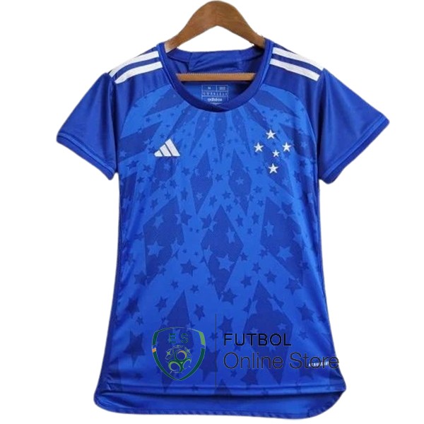 Camiseta Mujer Cruzeiro EC Azul 2024/2025 Primera