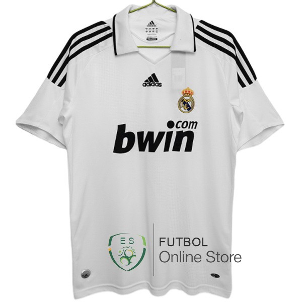 Camiseta Real Madrid Retro Blanco 2008/2009 Primera