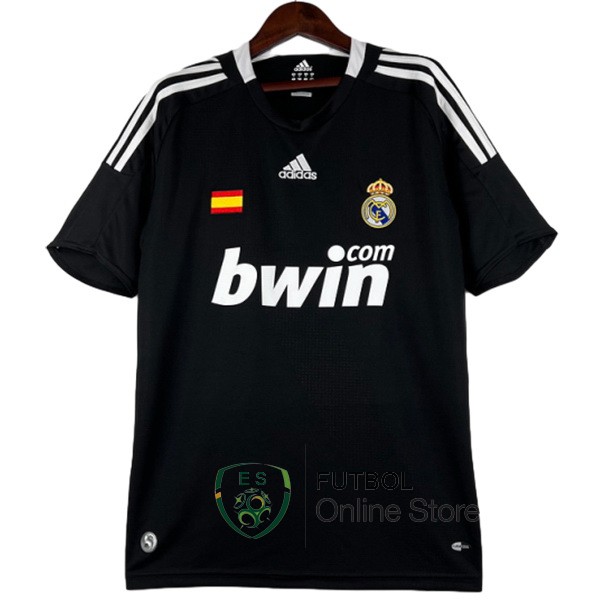 Camiseta Real Madrid Retro Negro 2008/2009 Tercera