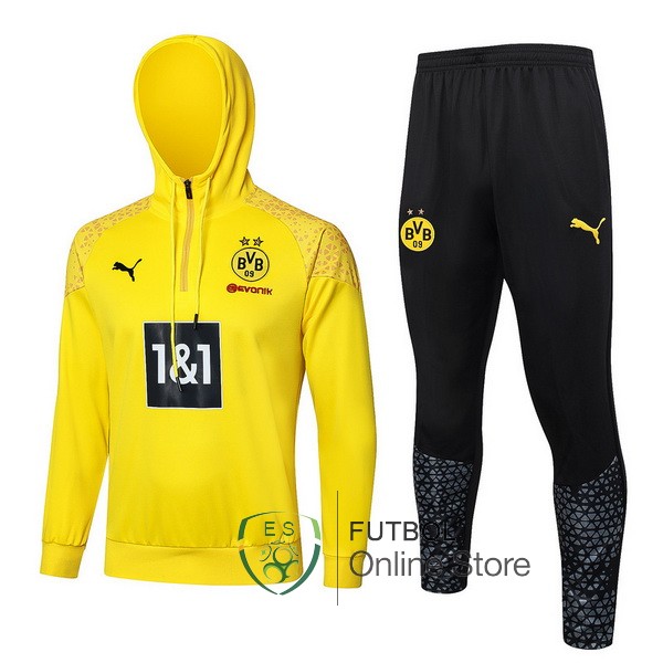 Chaqueta Con Capucha Borussia Dortmund Amarillo Negro 2023/2024