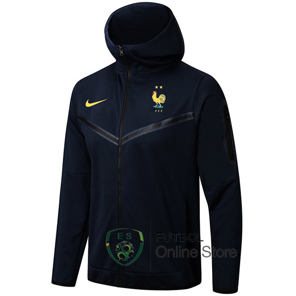 Chaqueta Con Capucha Francia Negro 2024