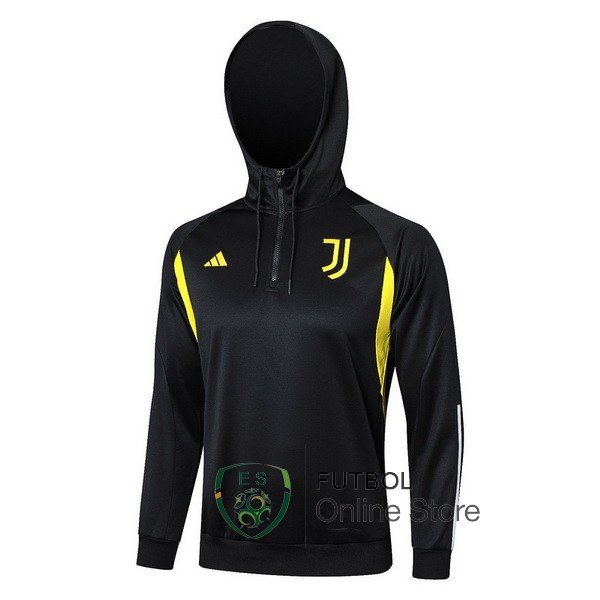 Chaqueta Con Capucha Juventus Negro Amarillo 2023/2024