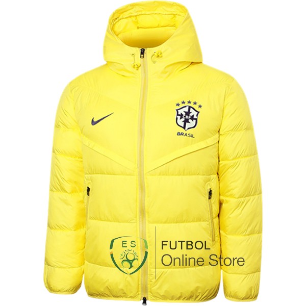 Chaqueta De Algodon Brasil Amarillo 2023