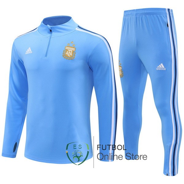 Conjunto Completo Sudadera Entrenamiento Argentina I Azul 2023