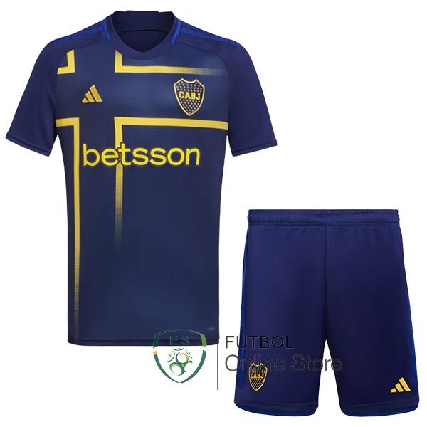 Conjunto De Ninos Boca Juniors Azul 2023/2024 Tercera