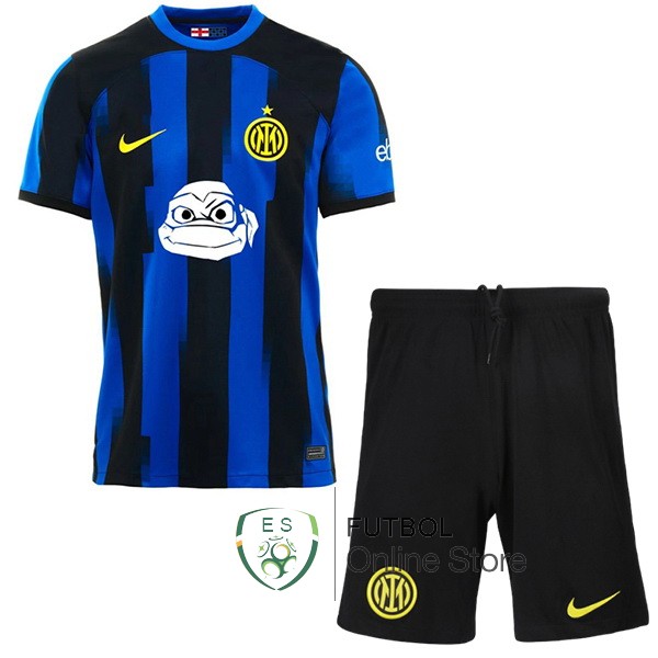 Conjunto De Ninos Inter Milan Azul Blanco 2023/2024 Primera