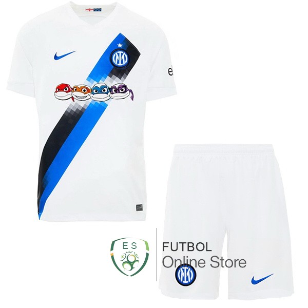 Conjunto De Ninos Inter Milan I Blanco 2023/2024 Segunda