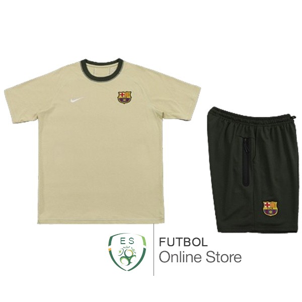 Entrenamiento Conjunto Completo Barcelona Amarillo Verde 2024/2025