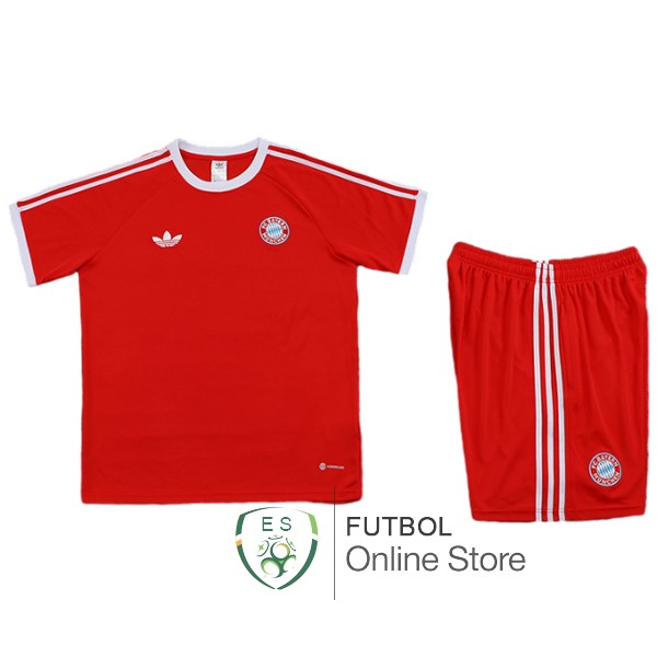 Entrenamiento Conjunto Completo Bayern Mnich Rojo Blanco 2024/2025