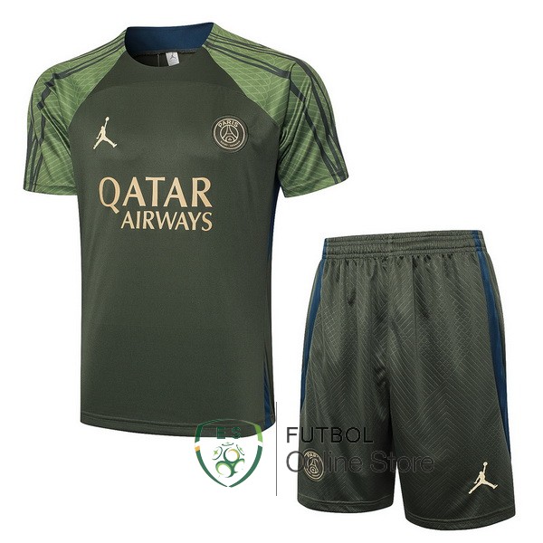 Entrenamiento Conjunto Completo Paris Saint Germain Verde 2024/2025