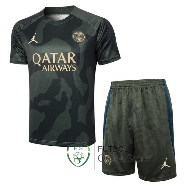 Entrenamiento Conjunto Completo Paris Saint Germain Verde Marino 2024/2025