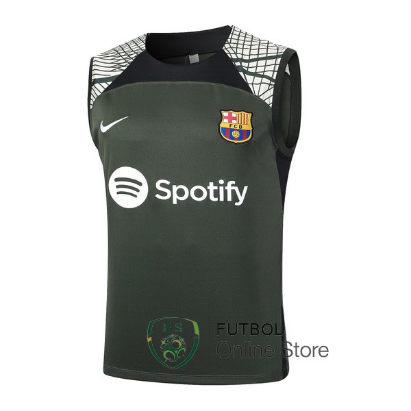 Entrenamiento Sin Mangas Barcelona Verde 2023/2024