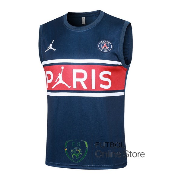 Entrenamiento Sin Mangas Paris Saint Germain Azul Marino I Rojo 2023/2024