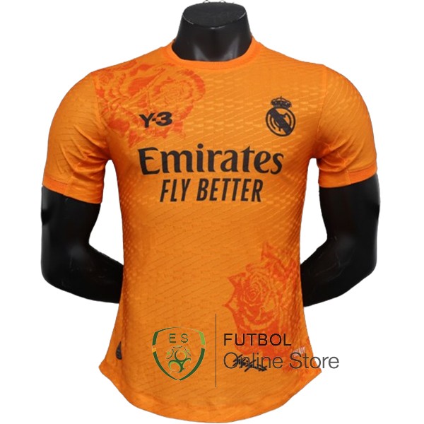 Especial Jugadores Camiseta Real Madrid Naranja 2024