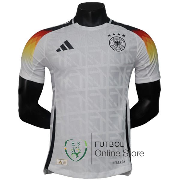 Jugadores Camiseta Alemania Blanco 2024 Primera