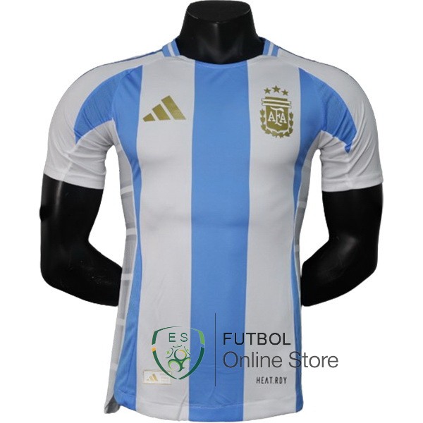 Jugadores Camiseta Argentina Azul Blanco 2024 Primera