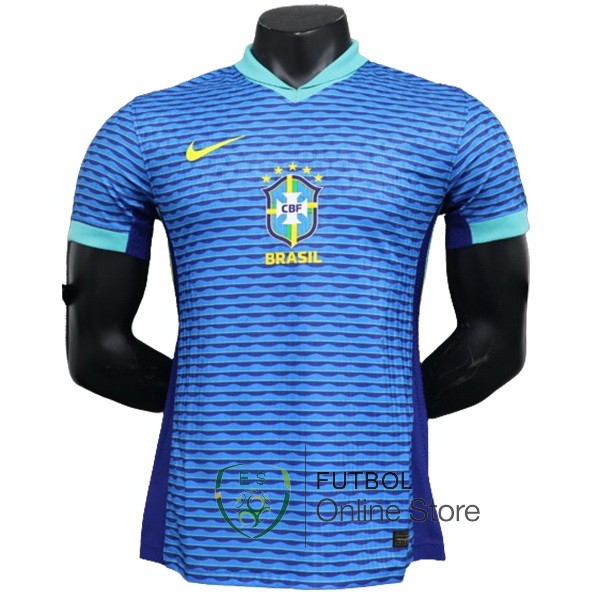 Jugadores Camiseta Brasil Azul 2024 Segunda