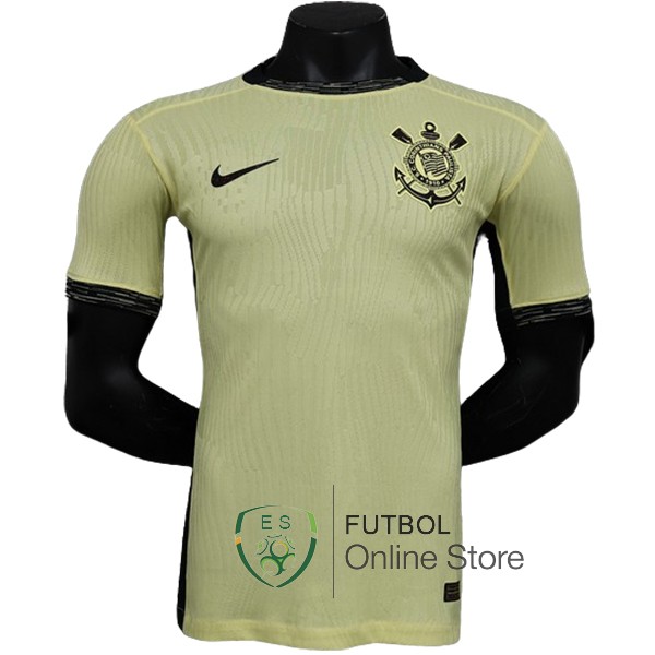 Jugadores Camiseta Corinthians Paulista Amarillo 2023/2024 Tercera