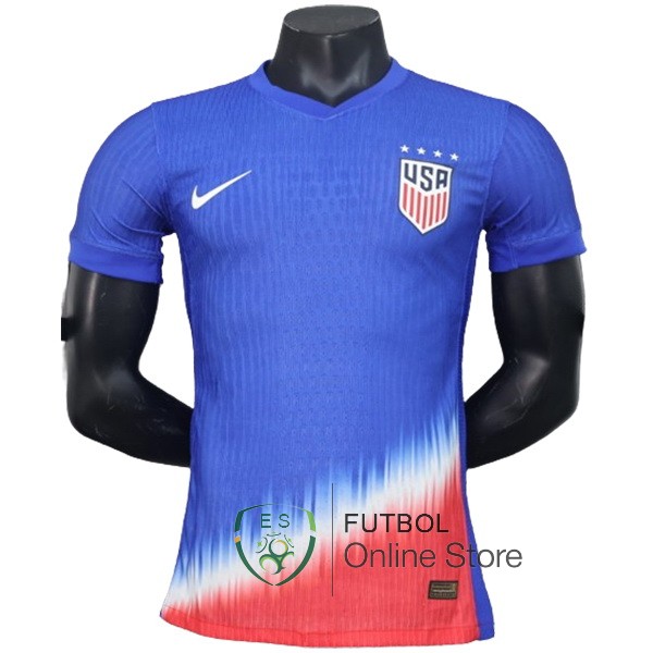 Jugadores Camiseta Estados Unidos Azul 2024 Segunda
