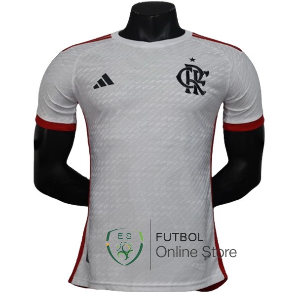 Jugadores Camiseta Flamengo Blanco 2024/2025 Segunda