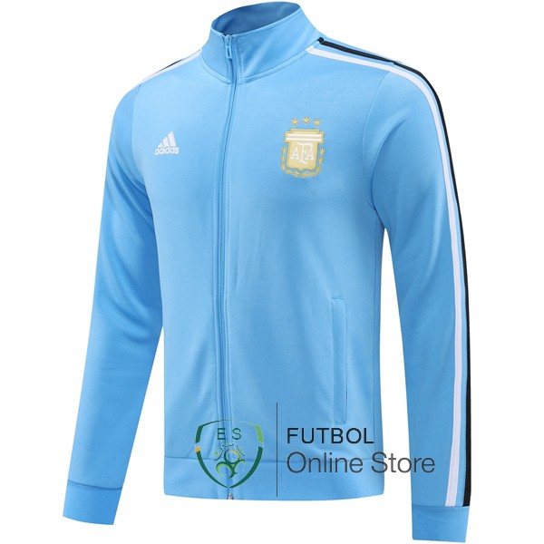 Ropa Deportiva Con Cremallera Larga Argentina Azul 2024