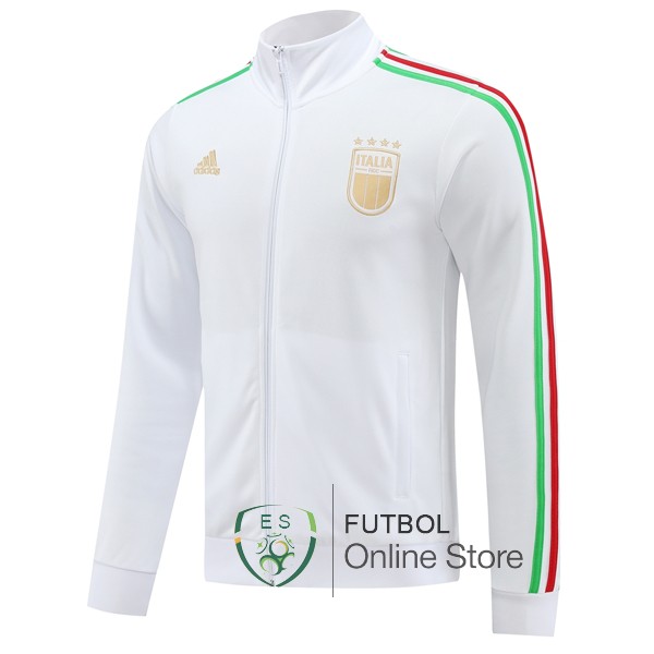 Ropa Deportiva Con Cremallera Larga Italia Blanco 2024