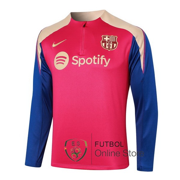 Sudadera Entrenamiento Barcelona Rosa Azul 2024/2025