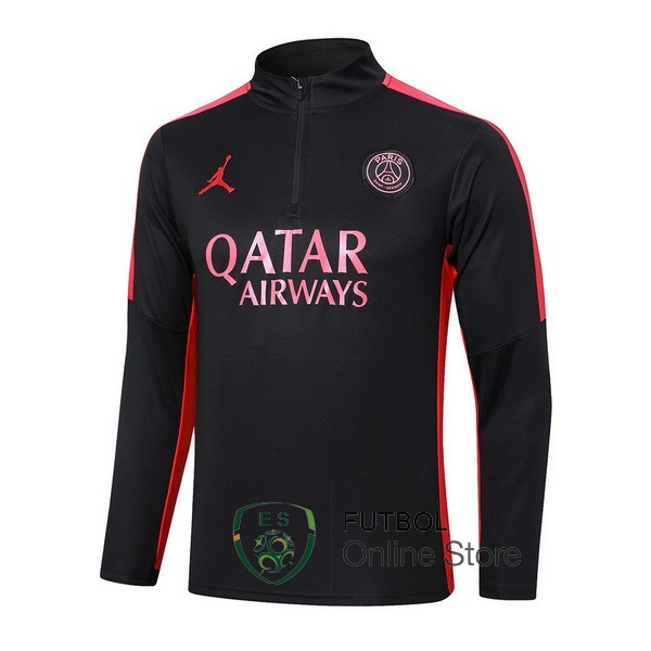 Sudadera Entrenamiento Paris Saint Germain Rojo II Negro 2023/2024