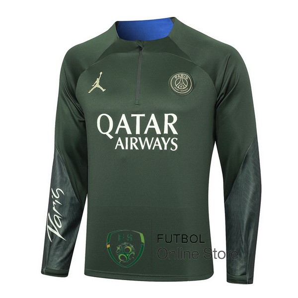 Sudadera Entrenamiento Paris Saint Germain Verde 2023/2024