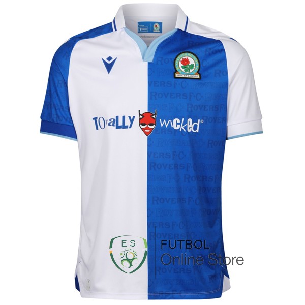 Tailandia Camiseta Blackburn Rovers Azul 2023/2024 Primera