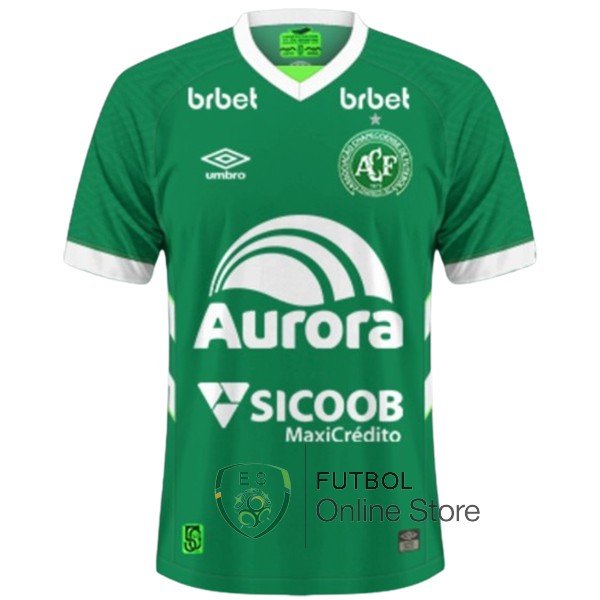 Tailandia Camiseta Chapecoense Verde 2023/2024 Primera