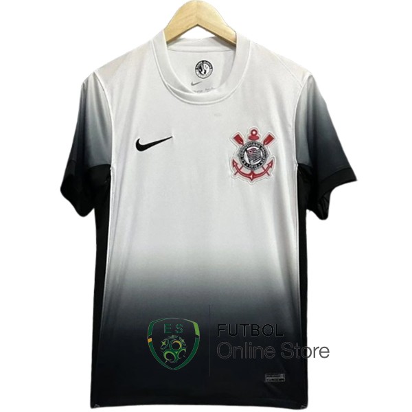 Tailandia Camiseta Corinthians Paulista Blanco Negro 2024/2025 Primera