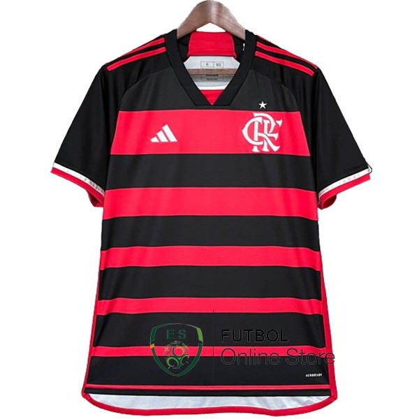 Tailandia Camiseta Flamengo Rojo Negro 2024/2025 Primera