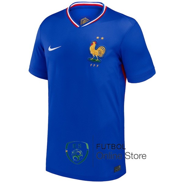 Tailandia Camiseta Francia Azul 2024 Primera