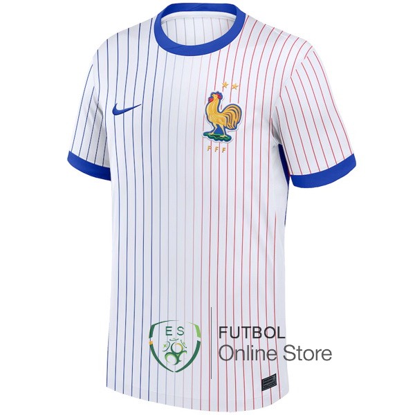 Tailandia Camiseta Francia Blanco 2024 Segunda