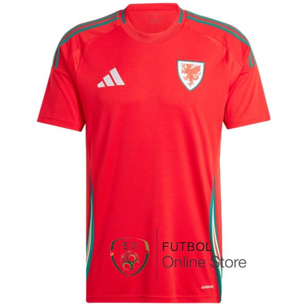 Tailandia Camiseta Gales Rojo 2024 Primera