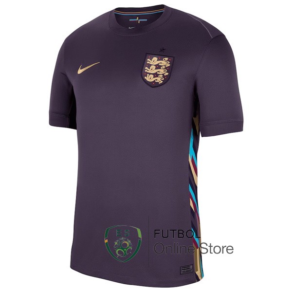 Tailandia Camiseta Inglaterra Purpura 2024 Segunda