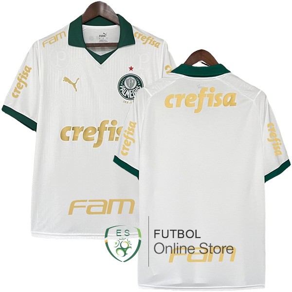 Tailandia Camiseta Palmeiras I Blanco 2024/2025 Segunda