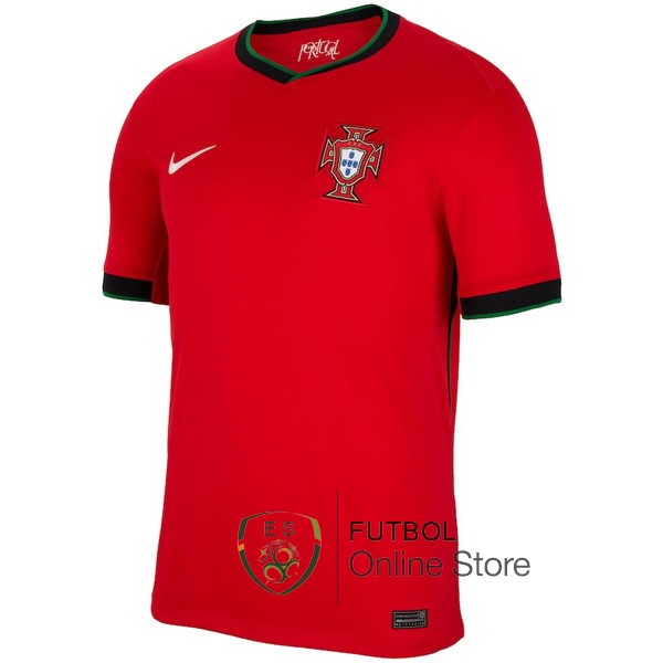 Tailandia Camiseta Portugal Rojo 2024 Primera