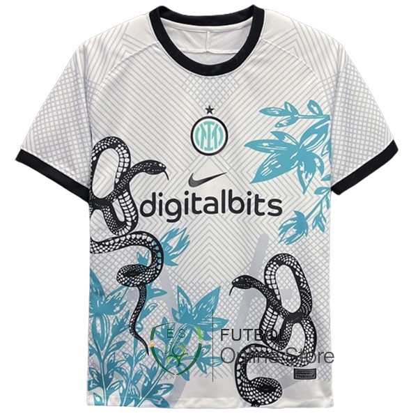 Tailandia Concepto Camiseta Inter Milan Blanco Verde 2023/2024