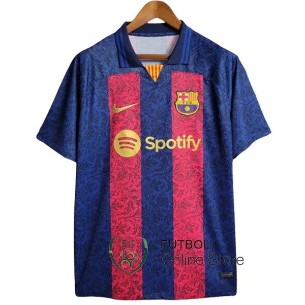 Tailandia Especial Camiseta Barcelona Azul III Rojo 2023/2024