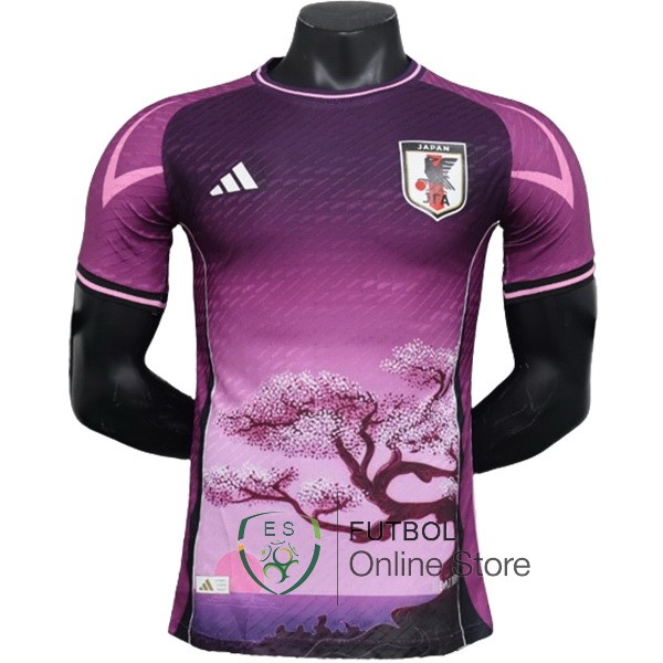 Tailandia Especial Jugadores Camiseta Japon Purpura Rosa 2024