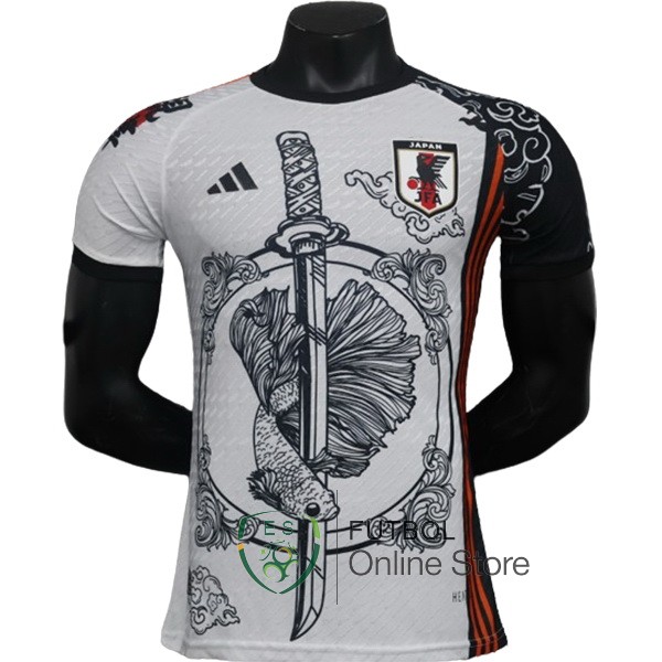 Tailandia Jugadores Especial Camiseta Japon Blanco Negro 2024